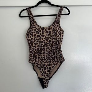 Good American cheetah/leopard body suit